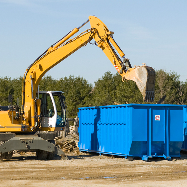 what happens if the residential dumpster is damaged or stolen during rental in Forest Oaks NC